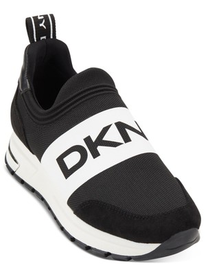 

DKNY Женские черные слипоны на танкетке с язычком, 1 дюйм, платформа, 8,5 м, Черный, K3173428