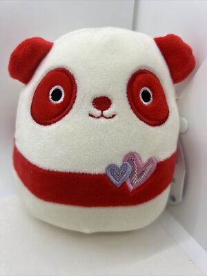 Squishmallows 5  Penelope Red Panda Valentines Day Plush Toy NWT