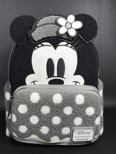 Disney Loungefly Minnie Mouse Vintage Black & White Polka  display picture 3