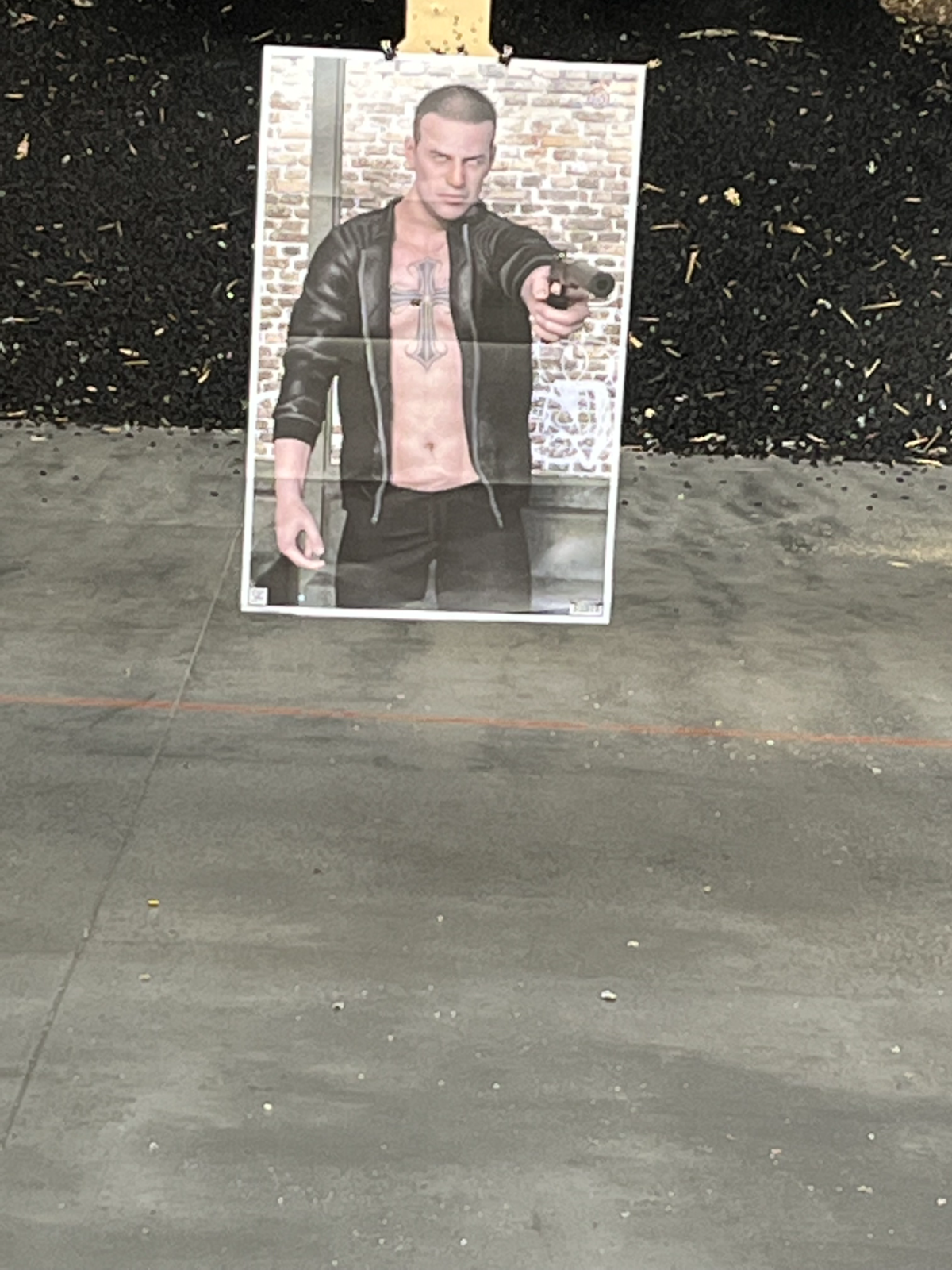 25x 3D Paper Shooting Targets Range Rifle Pistol Gun Threat Vitals Outline 23x35