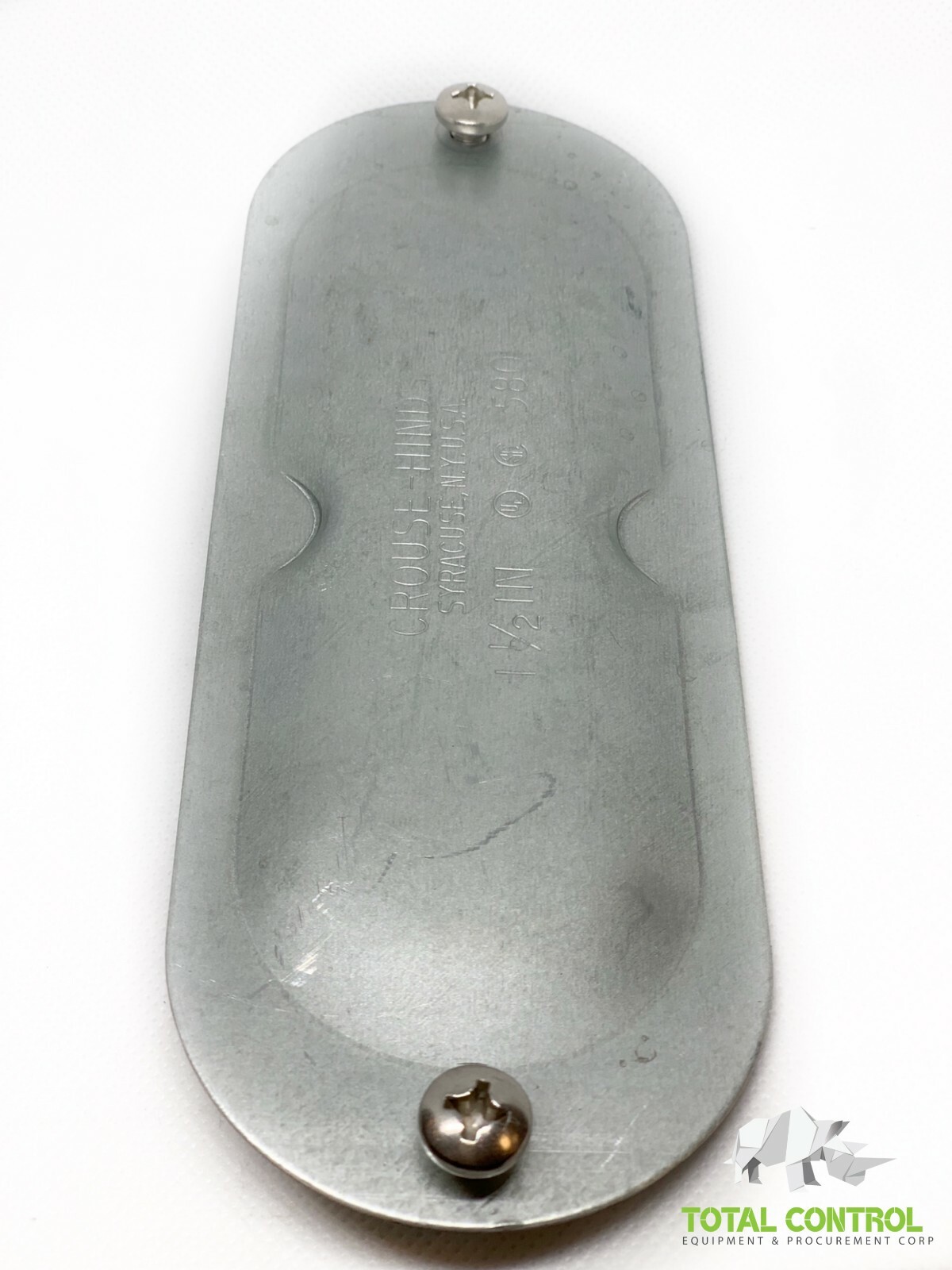 Crouse-Hinds 580 Conduit Body Cover, Form 8, Size: 1-1/2