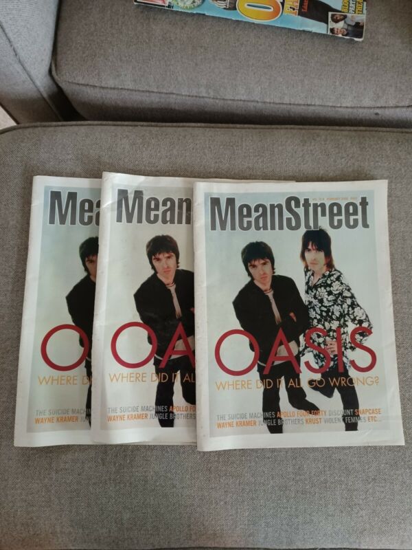 Oasis Vintage "Mean Street" Magazine 2000