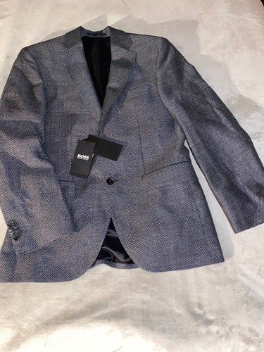 Pre-owned Hugo Boss Phoenix Confort Fit Blazer Black Label 36r $645