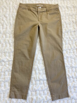 Old Navy Women s Size 10 Pants Pixie Chino Camelot Khaki Ankle Length Cropped