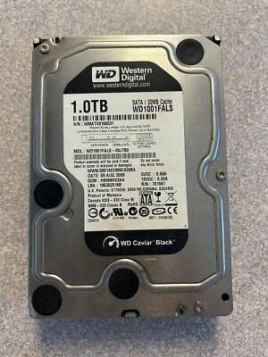 Western Digital WD Caviar Black 1 TB 3.5'' WD1001FALS SATA