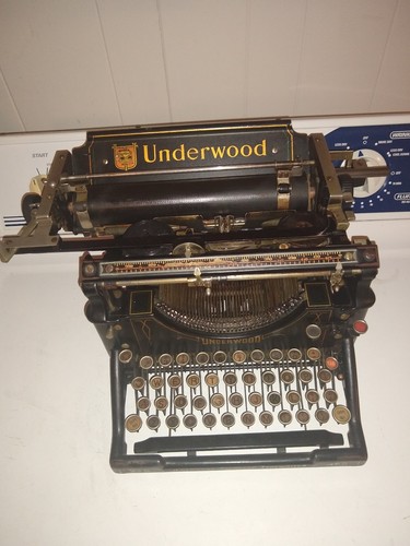 Antique Underwood Standard Typewriter No. 5 - 494410