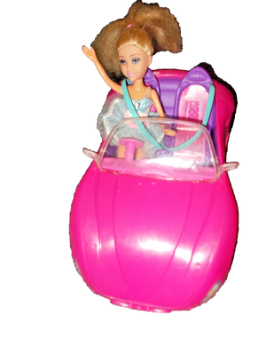 Funville Sparkle Girlz Sparkle Convertible Pink Sports Car Doll