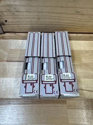 GE F26DBX/835 F26DBXT4/SPX35 Biax D Compact Fluorescent Lamp (Lot of 3)