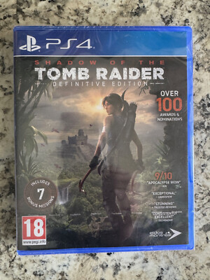 Shadow of Tomb Raider Definitive Edition PS4 Brand New Factory Sealed