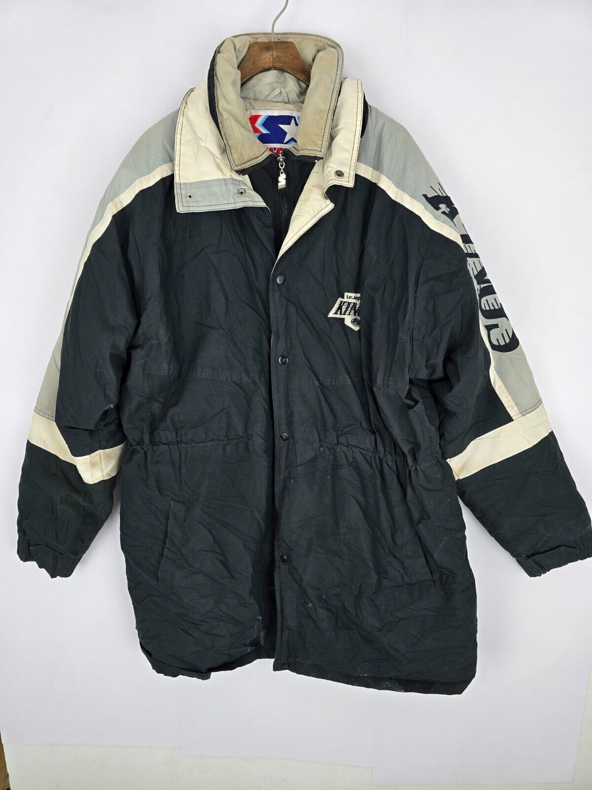 Vintage 90s Los Angeles Kings Starter Jacket Size XL Black Vintage 90s Los Angeles Kings Starter Jacket Size XL Black
