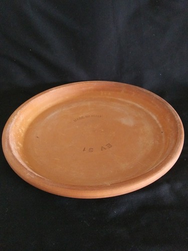 VTG ITALY TERRA COTTA SAUCER PLANTER BOTTOM PENNINGTON POTS NORCAL & VASE