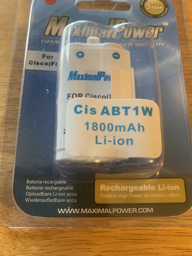 MaximalPower Camera & Camcorder Battery For Cisco Flip (New)