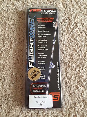 FirstString Flightwire Premium Bow Strings Two Cam String Only 59.5'' NEW!