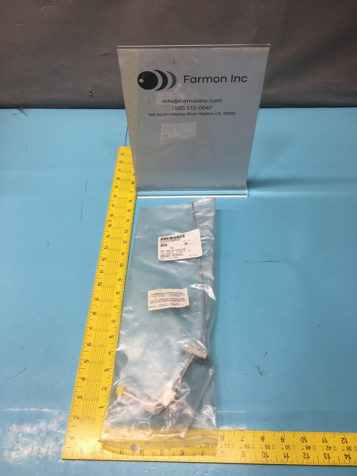 AMAT 0040-93481 GASLINE ASSY, 141257