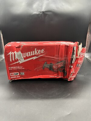 Milwaukee 2420-20 M12 Hackzall Reciprocating Saw w/ (1) 4.0 Ah Battery & Blade
