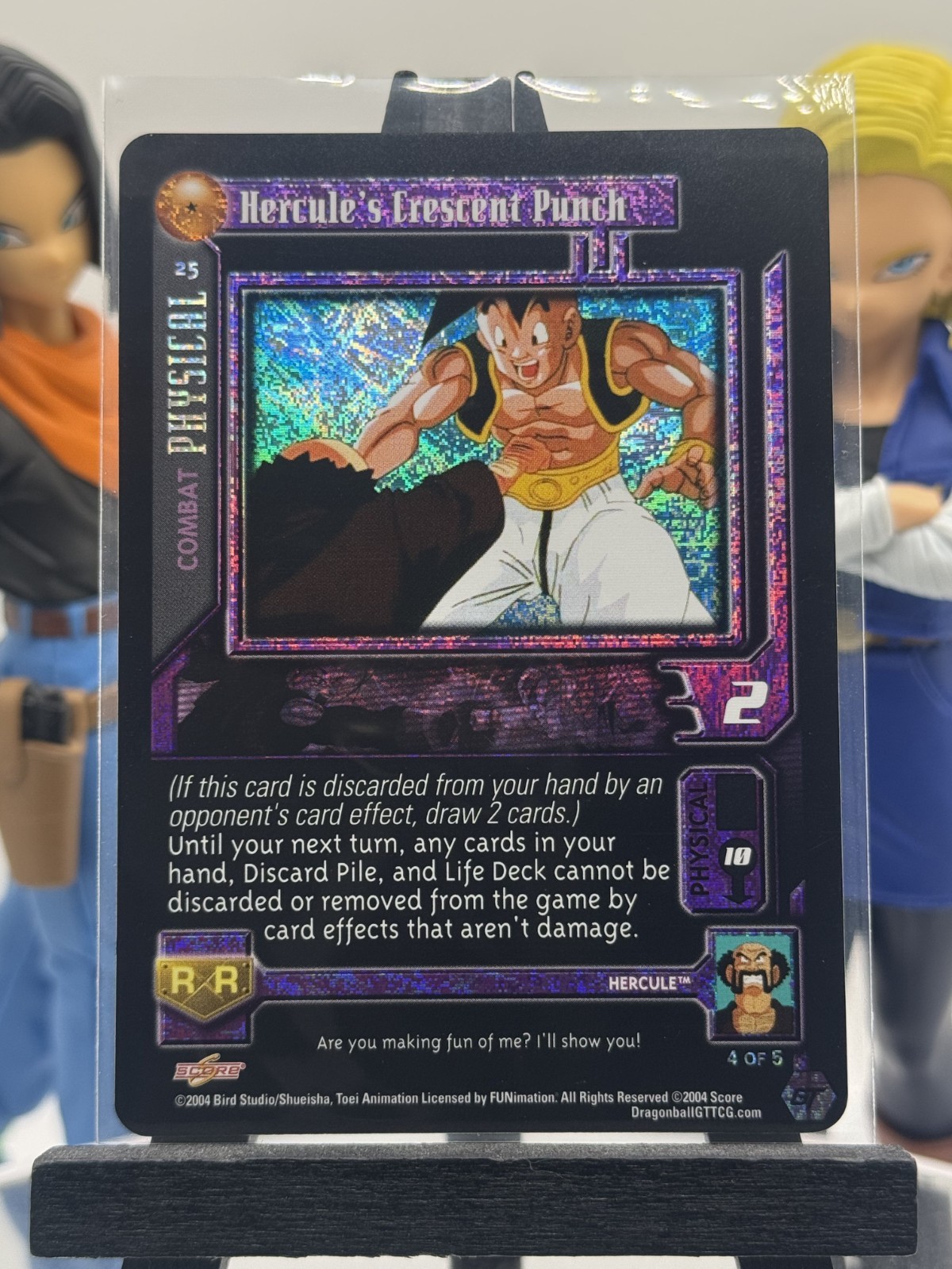 Dragon Ball GT TCG Hercule's Crescent Punch 25 Super 17 Saga