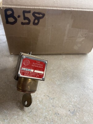 Superior Interlock S105810Y Brass Keyed Switch with Key