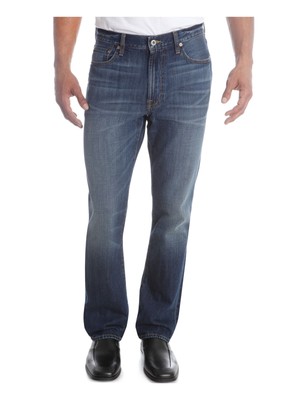 

LUCKY BRAND Мужские синие прямые джинсы, джинсовые джинсы, Синий, 7M12170
