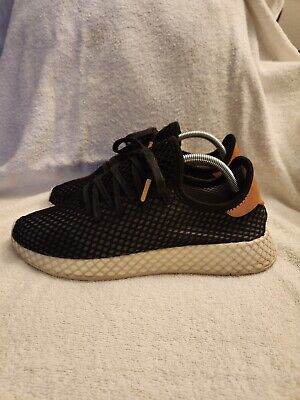 adidas mens deerupt runner sneaker shoe chalk whitecore