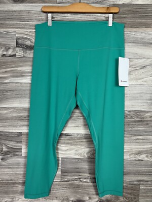 Lululemon Align HR Pant 25  *Nulu Size 14 Maldives Green MLGR 51627..