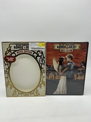 Romeo & Juliet: Music Edition Slipcover (DVD 1996) Fox USA Leonardo DiCaprio NEW