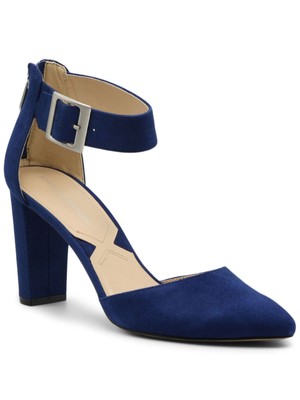 ADRIENNE VITTADINI Womens Navy D Orsay Nerice Toe Block Heel Pumps Shoes 6 M