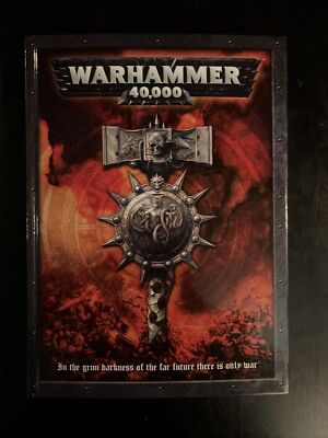 Warhammer 40,000 Hardcover Rule book, Strategy Book Guide By Games Workshop 2008
