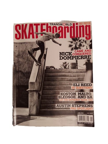 Transworld Skateboarding Magazine June 2009 Austin Stephen's