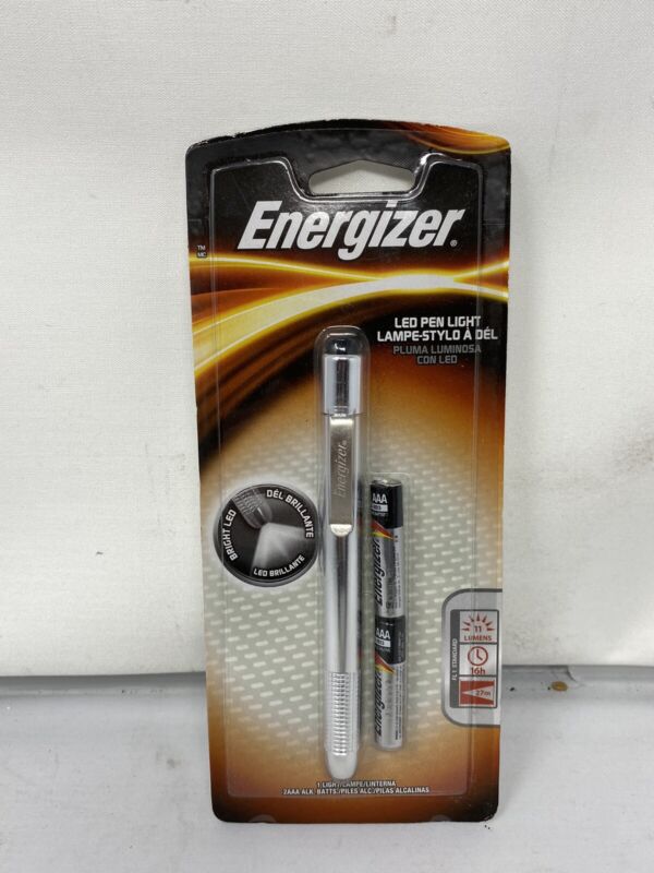NEW SEALED Energizer LED Pen Light with Batteries #PLED23AE