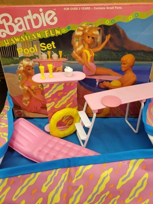 barbie pool set 1980s