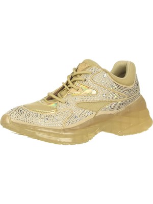 

Женские бежевые спортивные кроссовки на танкетке GUESS HoloRhinestone с круглым носком 5,5 м, Бежевый, GWCIRCA