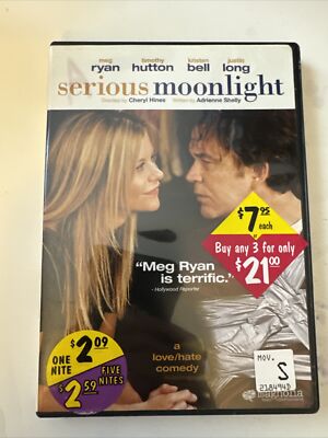 Serious Moonlight (Widescreen) - DVD By Meg Ryan -  GOOD