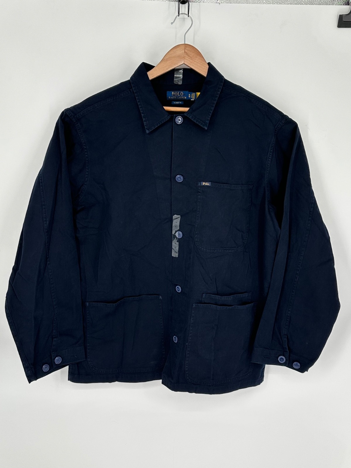 Polo Ralph Lauren Mens Sz 2XL Navy Blue Twill Cotton Utility