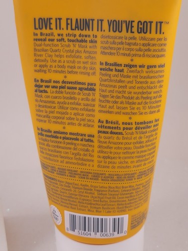 Sol de Janeiro Brazillian BOD BUFF Smoothing Scrub 'N' Mask 5.41 fl oz SEALED