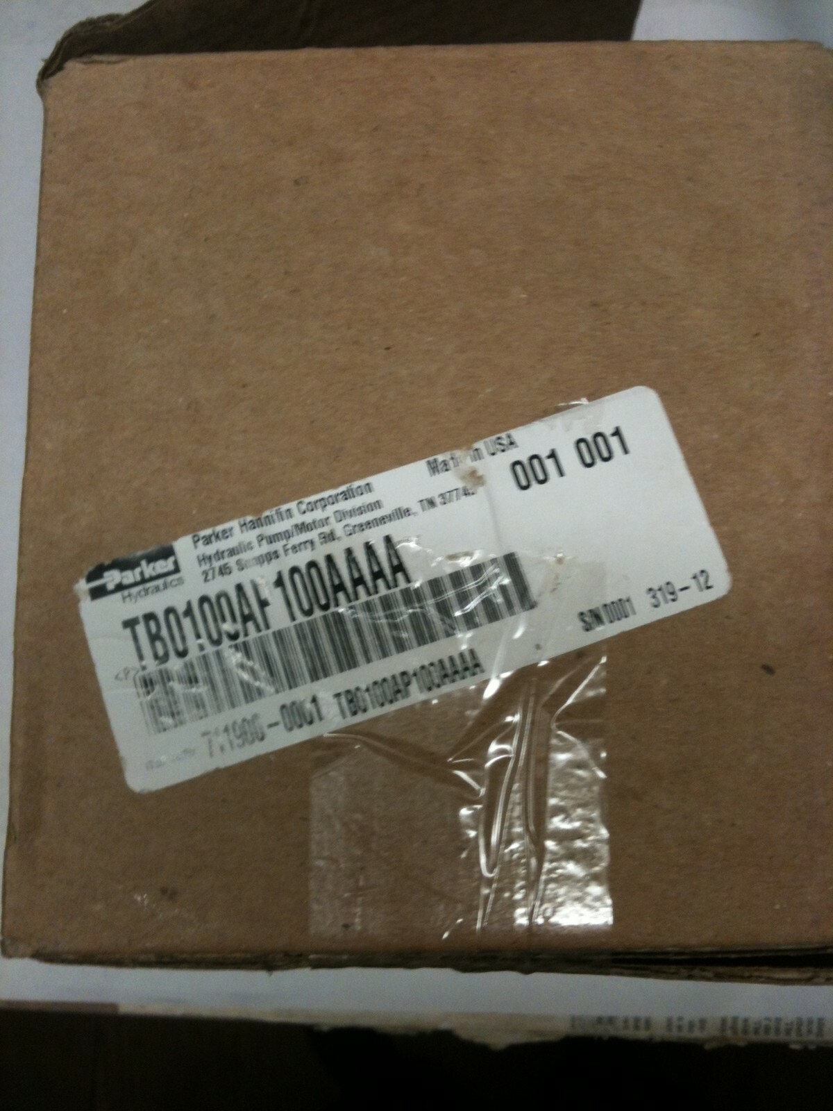 Parker Hannifin TB0100AP100AAAA Light Duty Low Speed High Torque Motor