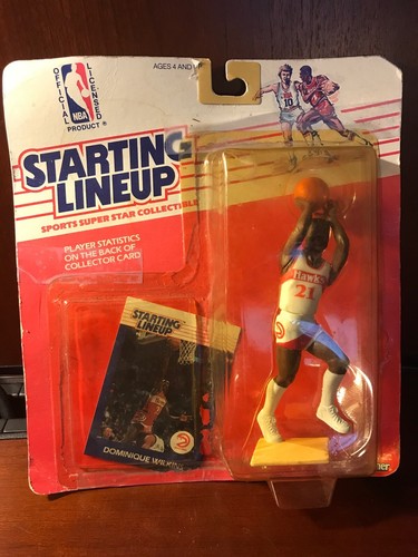 Starting Lineup トム・チャンバース & ドミニク・ウィルキンス 1991 Starting Lineup - Lot of 3 - Dominique Wilkins, Karl