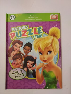 Leapfrog  Disney'sFAIRIES PUZZLE TIME -Works on Tag and LeapReader