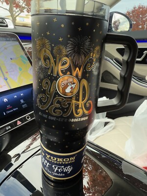 Bucees New Years Tumbler 40oz  Limited Edition 2024 Glow In The Dark BUC-EE S