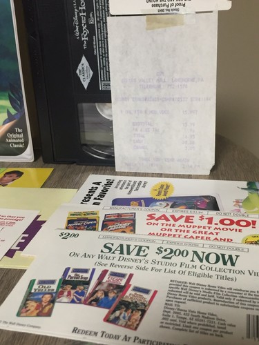 Walt Disney's The Fox and the Hound Black Diamond Rare VHS ISBN: 1-55890-135-3