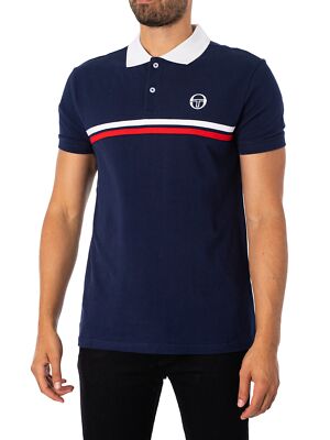 

Мужская рубашка-поло Supermac Sergio Tacchini, синяя, Синий, STM14566-241