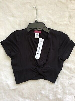 Aqua Rayon Top For Girls Size S, M, L For 10 Years , 12, 14 Black $48