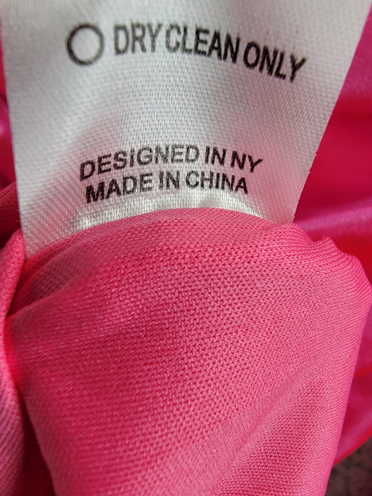 With Jules Long-Sleeve Ruched Dress Girls' XL Bright Pink Straight Neck Pullover - Picture 14 of 16