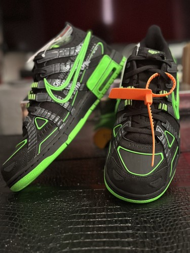 off white dunks lime green