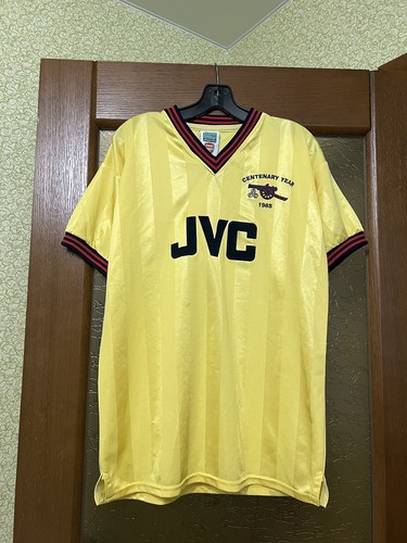 ARSENAL RETRO 1985 センテナリーイヤー シャツ 1985 ARSENAL FC SCORE DRAW REMAKE HOME SOCCER JERSEY