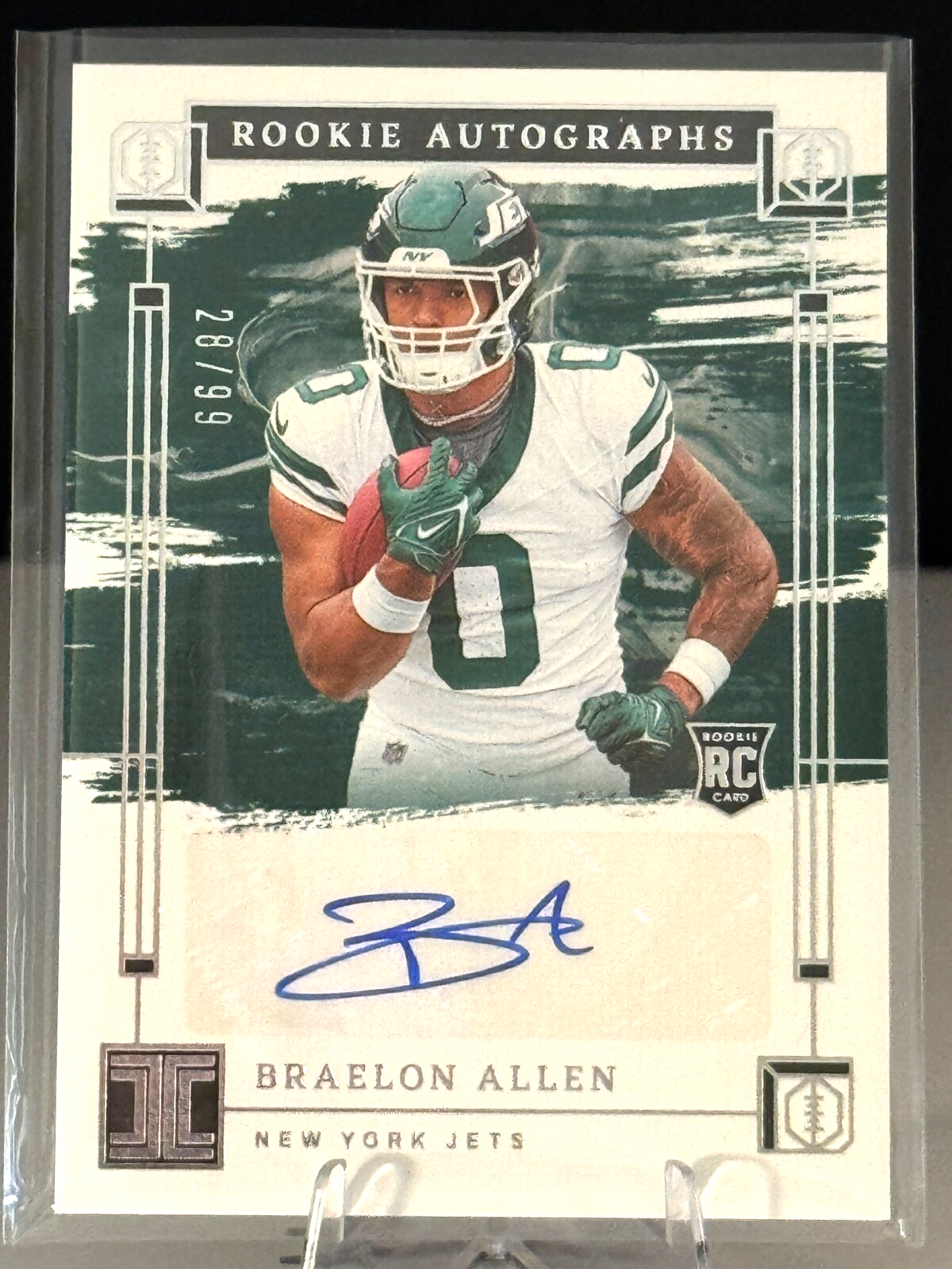 2024 Impeccable Braelon Allen RC Autographs /99