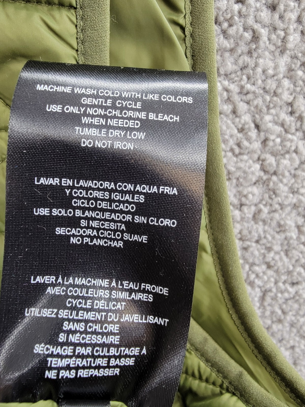 BASS OUTDOOR Delta Diamond Quilted Packable Puffer Vest Men's XL Moss Full Zip - Picture 11 of 16