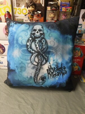 Harry Potter - Avada Kedavha / Dark Mark Throw Pillow 14''x14''