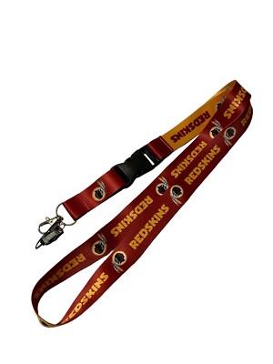 Washington Commanders Football Team NFL Lanyard Key Ring Keychain w/ Safety Clip