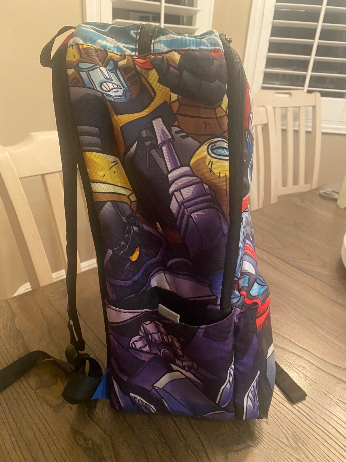 Transformers Backpack by Space Junk, Comfort Padding. Good Used Condition