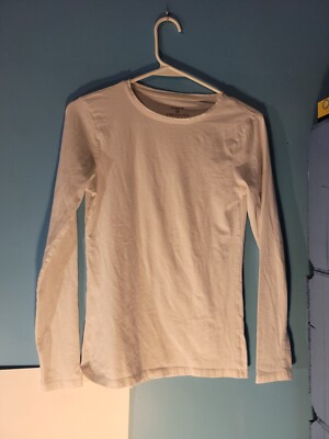 Primark Womens Stretch Crew Long Sleeve T Shirt